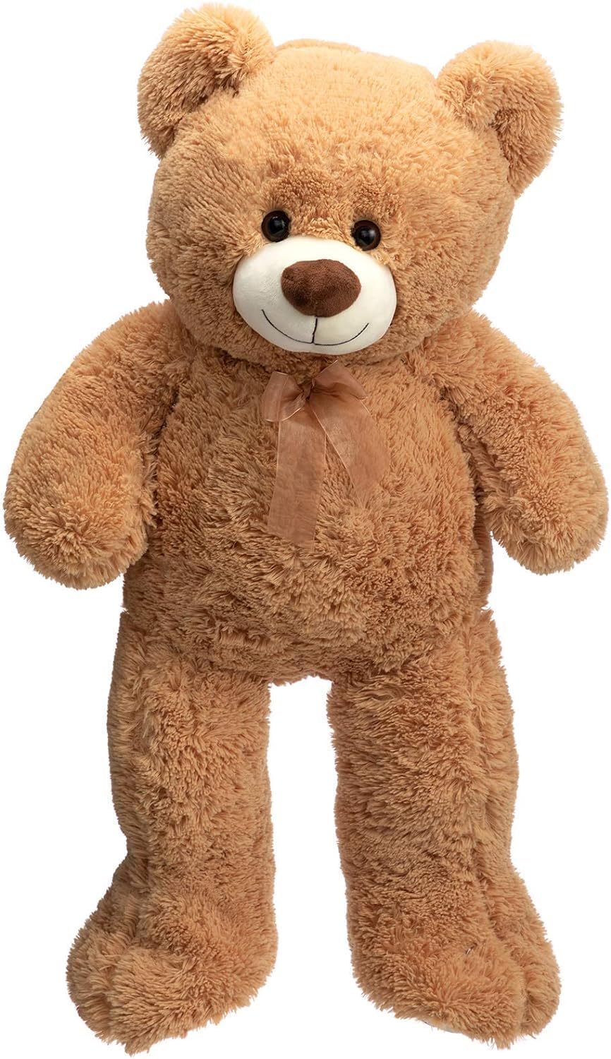 HUG 'n' FEEL SOFT TOYS Soft Toy Teddy Bear Plush & Stuffed Toys (4 feet, Brown)